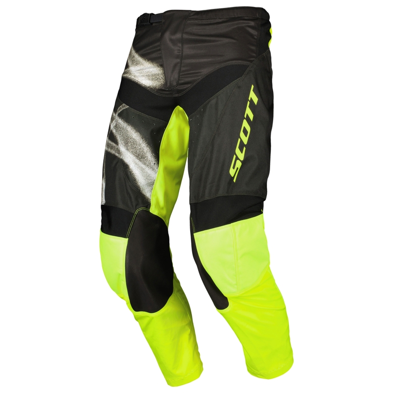 Motokrosa bikses SCOTT EVO Dirt black-fluo yellow