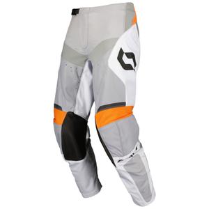 SCOTT EVO Race motokrosa bikses baltas-oranžas