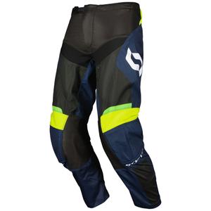 Motokrosa bikses SCOTT EVO Race violeti-fluo dzeltenā krāsā