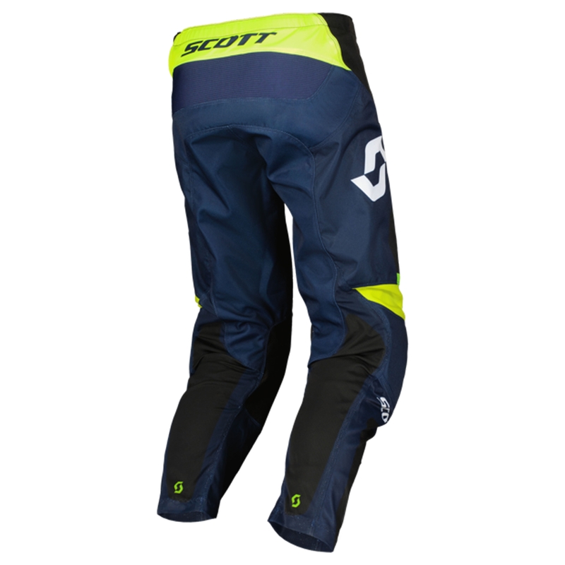Motokrosa bikses SCOTT EVO Race violeti-fluo dzeltenā krāsā