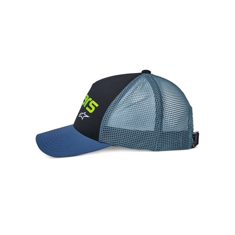 Alpinestars Vital Trucker cepure melns-zils-zils-zaļš