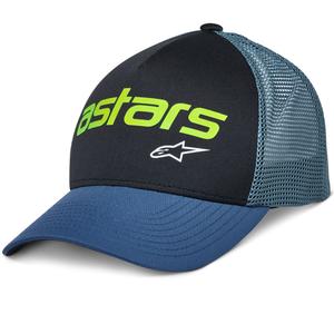 Alpinestars Vital Trucker cepure melns-zils-zils-zaļš