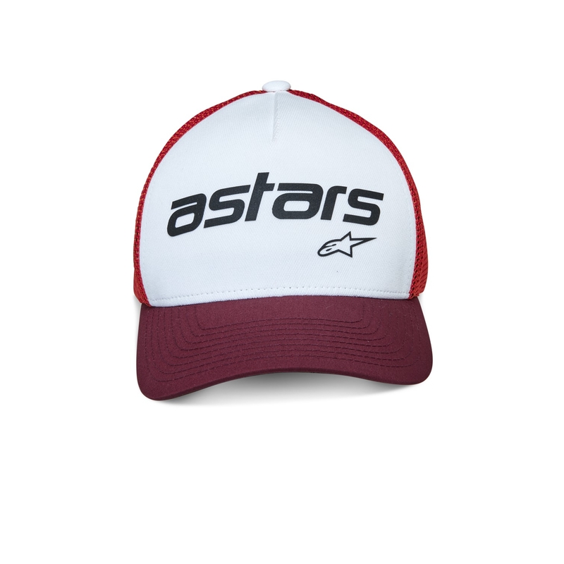 Alpinestars Vital Trucker cepure balta-brūna-sarkana-oranža