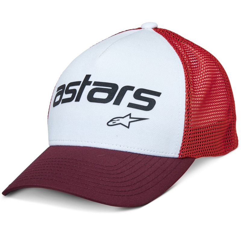 Alpinestars Vital Trucker cepure balta-brūna-sarkana-oranža