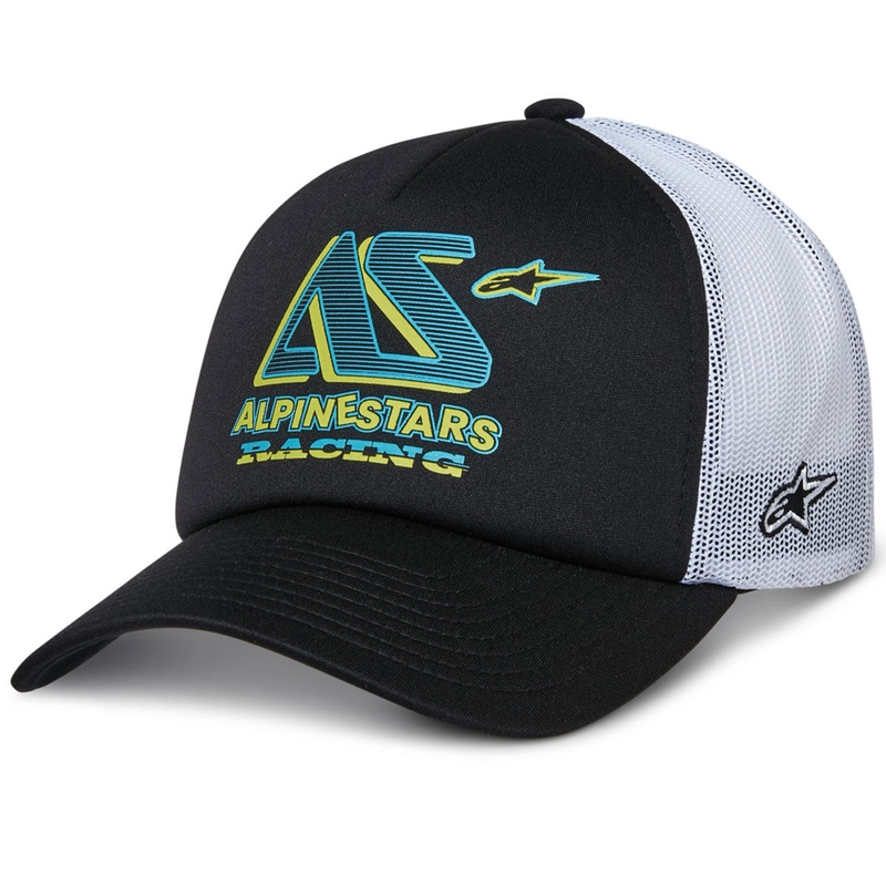 Alpinestars Ayess Trucker cepure melnā un baltā krāsā