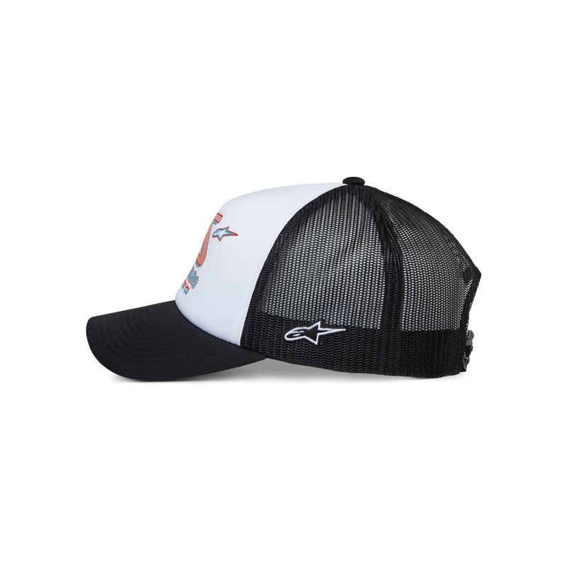Alpinestars Ayess Trucker cepure balta un melna