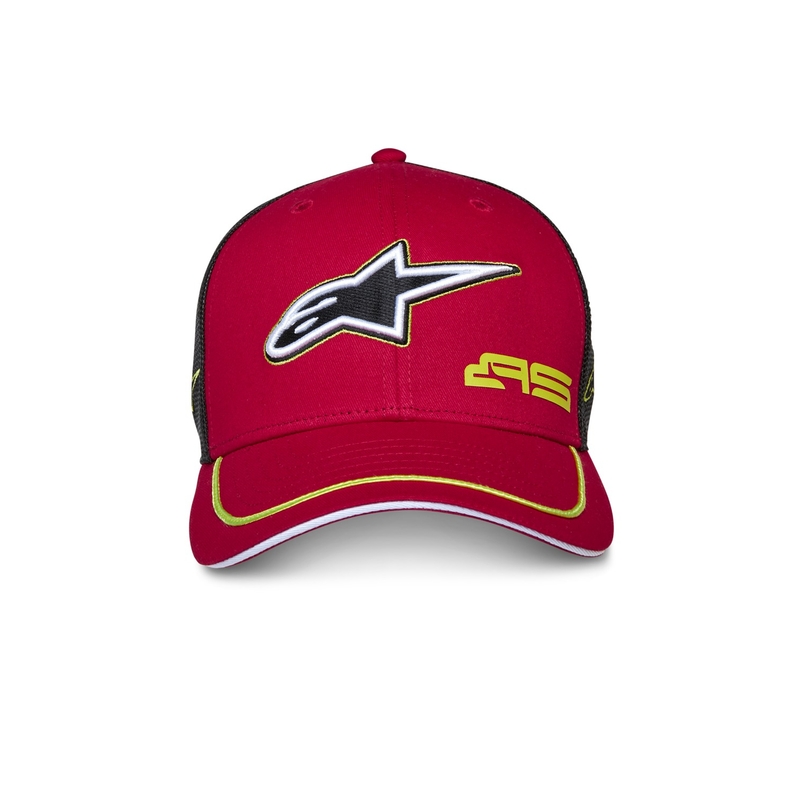 Alpinestars Exceed Trucker cepure sarkanā un melnā krāsā