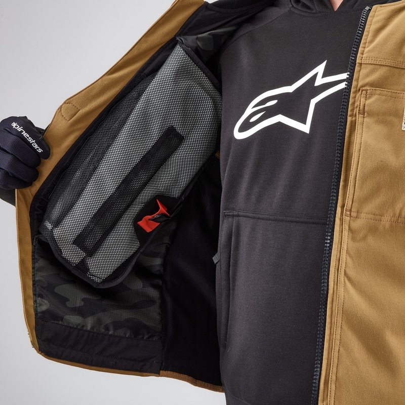 Alpinestars Tech-Air®3 V2 Canvas sistēmas drošības spilvenu veste melna