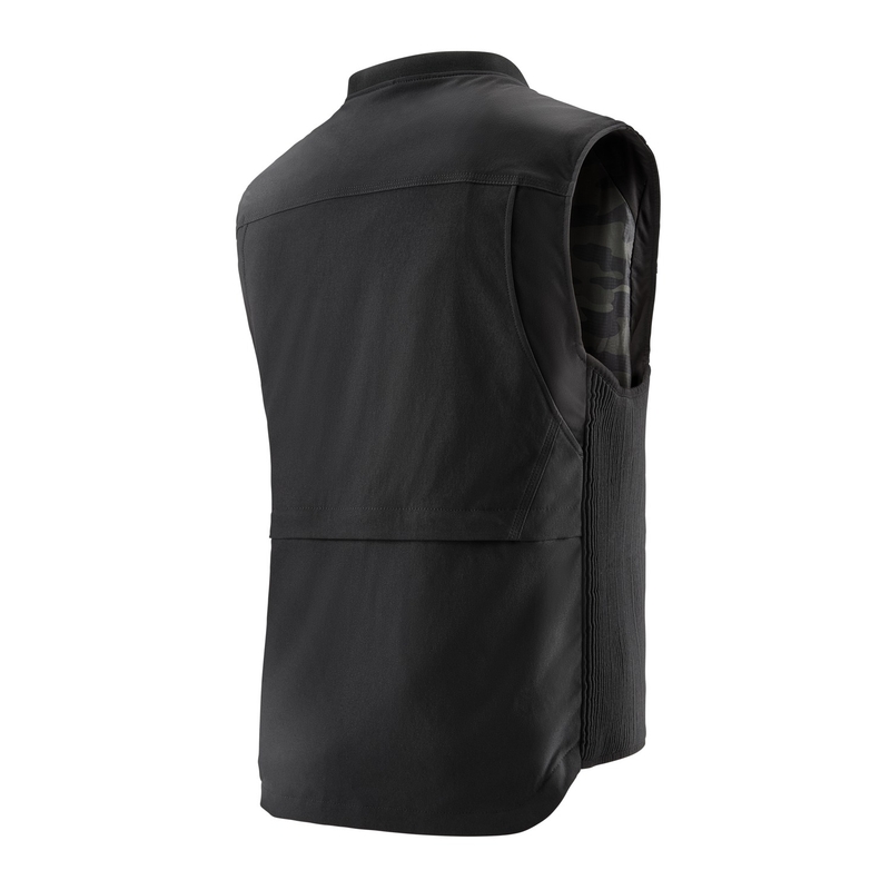 Alpinestars Tech-Air®3 V2 Canvas sistēmas drošības spilvenu veste melna