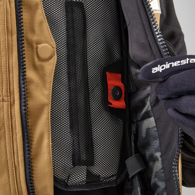Alpinestars Tech-Air®3 V2 Canvas sistēmas drošības spilvenu veste melna