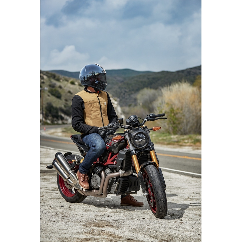 Alpinestars Tech-Air®3 V2 Canvas sistēmas drošības spilvenu veste melna