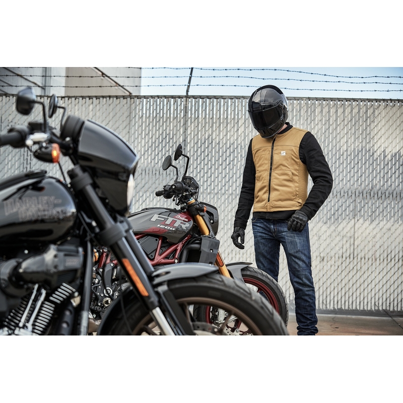 Alpinestars Tech-Air®3 V2 Canvas sistēmas drošības spilvenu veste melna