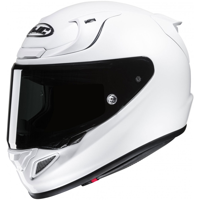 HJC RPHA 12 Solid perlamutra balta integrālā motocikla ķivere