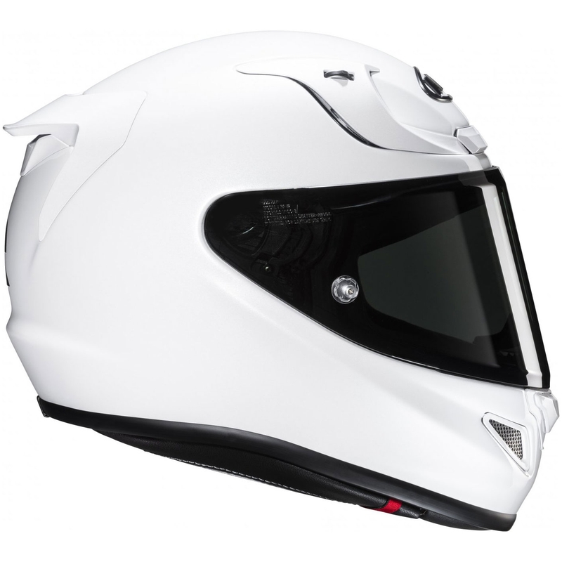 HJC RPHA 12 Solid perlamutra balta integrālā motocikla ķivere