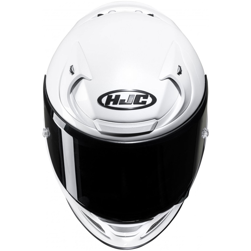 HJC RPHA 12 Solid perlamutra balta integrālā motocikla ķivere