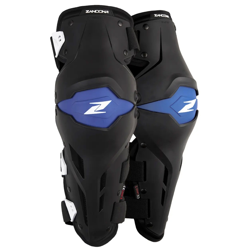 Ceļu aizsargi motociklam Zandona X-Treme Kneeguard melns-zils