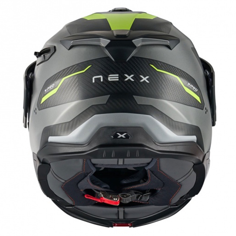 Flip-up moto ķivere Nexx X.Lifecountry Terra matēta pelēka-fluo dzeltena izpārdošana