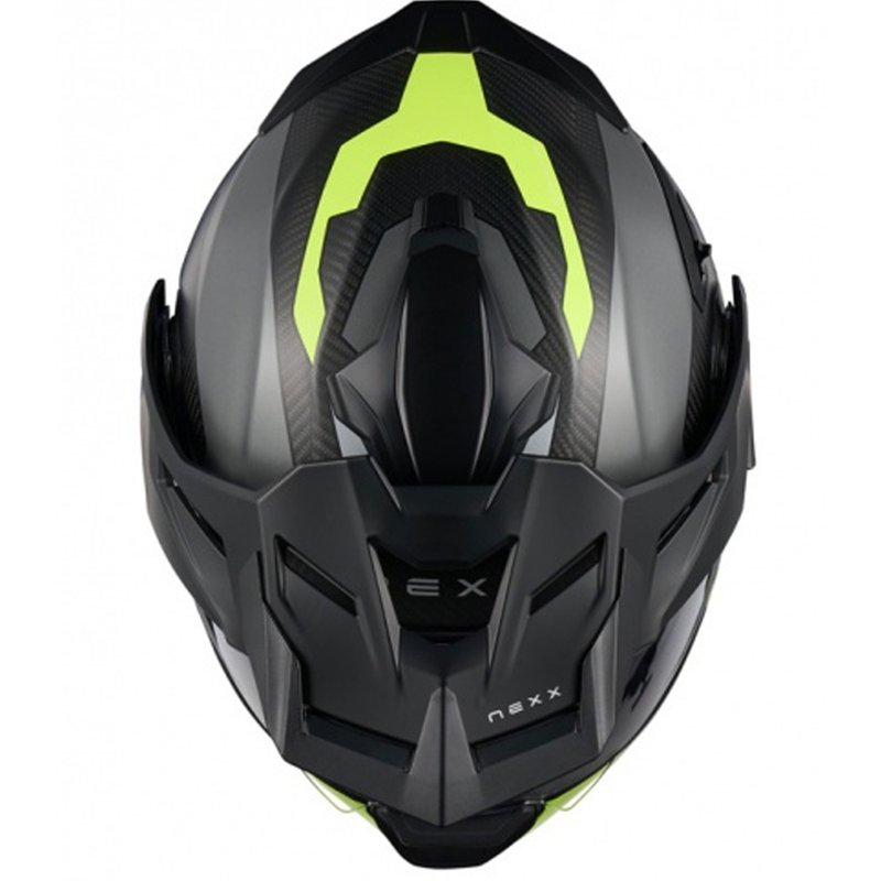 Flip-up moto ķivere Nexx X.Lifecountry Terra matēta pelēka-fluo dzeltena izpārdošana