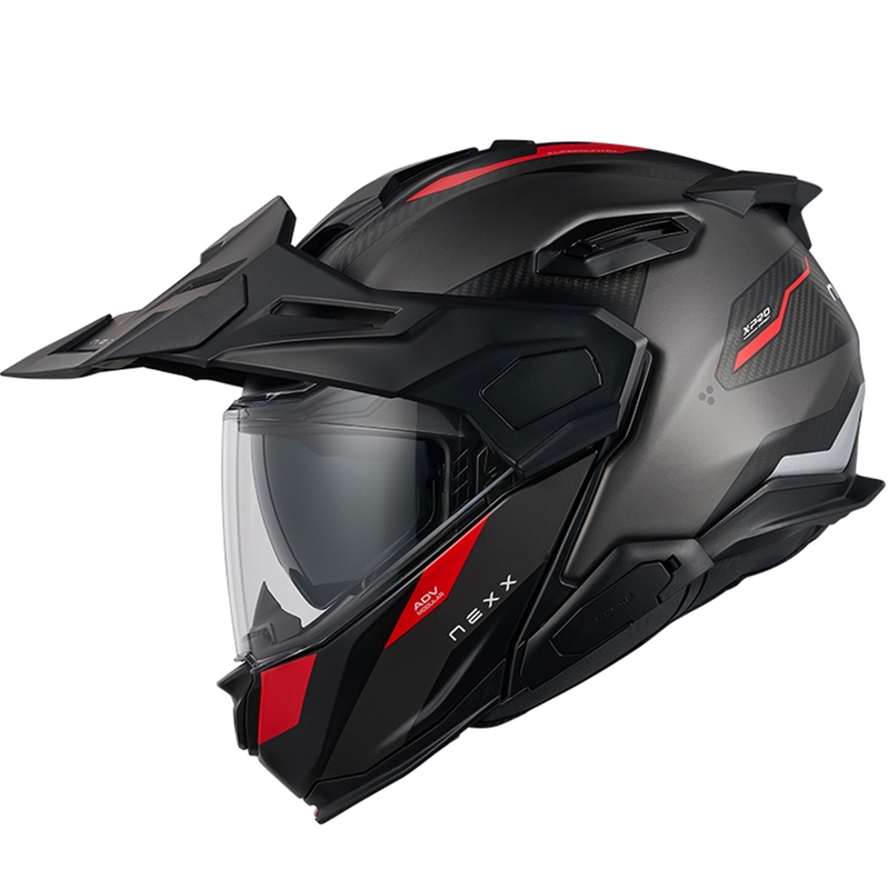 Nexx X.Lifecountry Terra flip-up motociklistu ķivere matēta pelēk-arkana izpārdošana