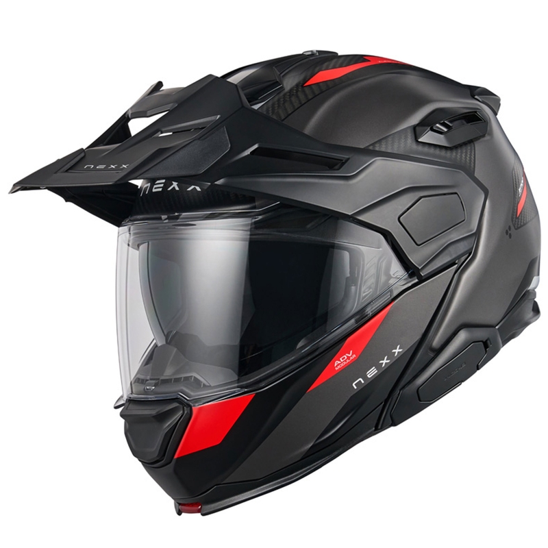 Nexx X.Lifecountry Terra flip-up motociklistu ķivere matēta pelēk-arkana izpārdošana