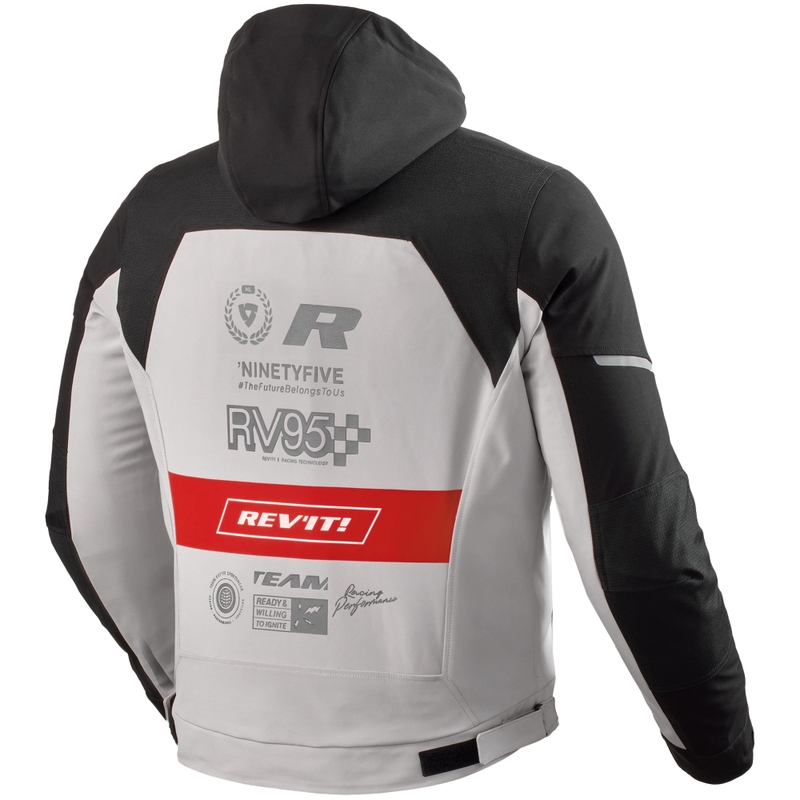 Motocikla jaka Revit Haste H2O black-red