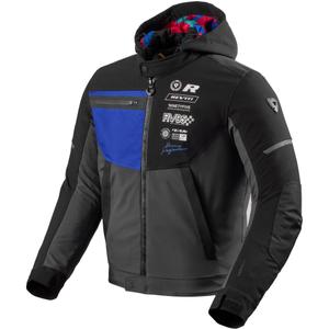 Motocikla jaka Revit Haste H2O melns-zils