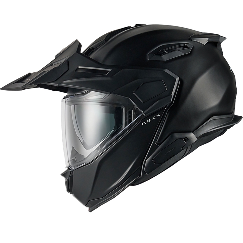 Flip-up motociklu ķivere Nexx X.Lifecountry Plain matēti melna izpārdošana
