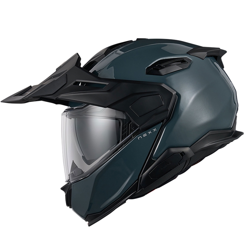 Nexx X.Lifecountry Vienkārši zila flip-up motociklu ķivere izpārdošana