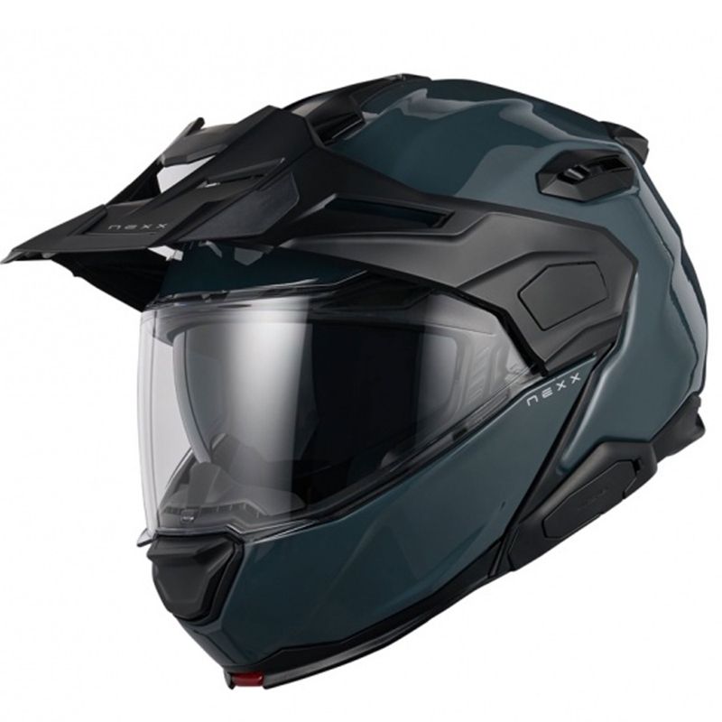 Nexx X.Lifecountry Vienkārši zila flip-up motociklu ķivere izpārdošana