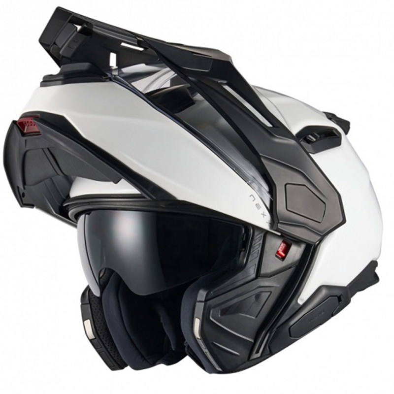 Nexx X.Lifecountry Vienkārša balta flip-up motociklu ķivere izpārdošana