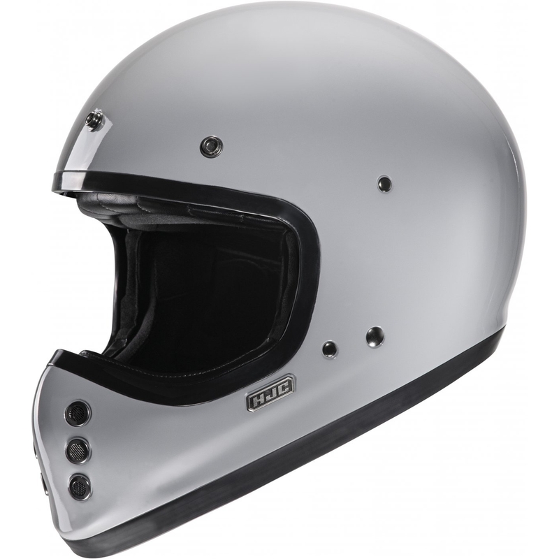 Integrēta motociklu ķivere HJC V60 Solid pelēka