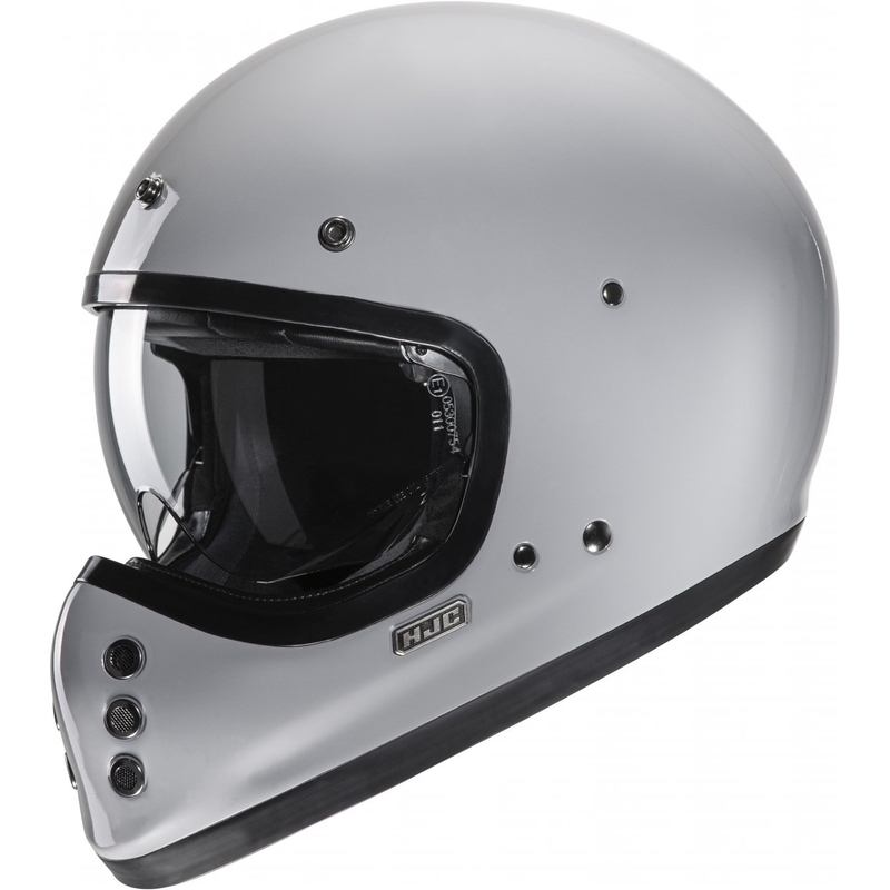 Integrēta motociklu ķivere HJC V60 Solid pelēka