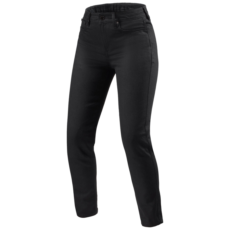 Revit Marzia Skinny Sieviešu apcirptas motocikla džinsi Black