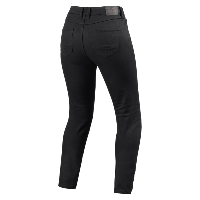 Revit Marzia Skinny Sieviešu apcirptas motocikla džinsi Black