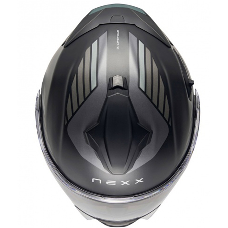 Flip-up motociklistu ķivere Nexx X.Lifetour Globe matēts melns-pelēks izpārdošana