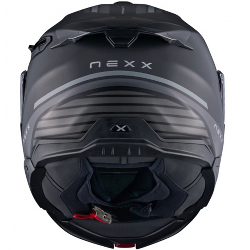 Flip-up motociklistu ķivere Nexx X.Lifetour Globe matēts melns-pelēks izpārdošana