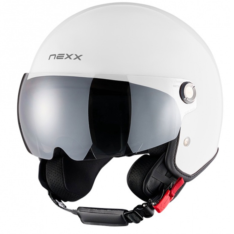 NEXX Y.10 Stiletto atvērtā motocikla ķivere, balta izpārdošana
