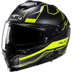 Integrēta motocikla ķivere HJC i71 Iorix MC3HSF melns-fluo dzeltens