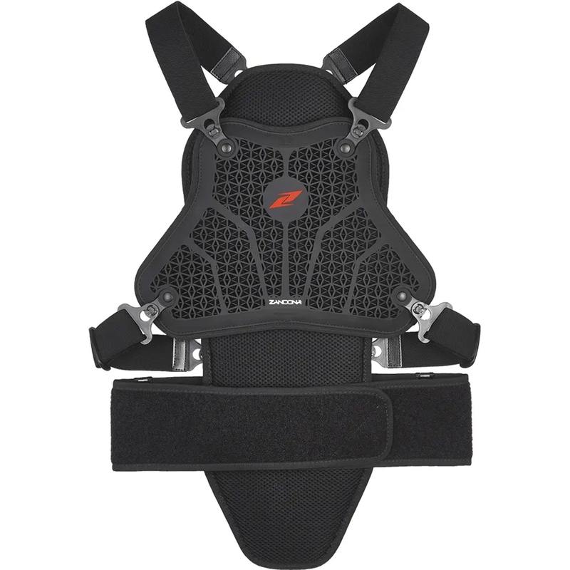Bērnu mugurkaula un krūšu aizsargs Zandona Netcube Armour X9 melns 151 - 165 cm