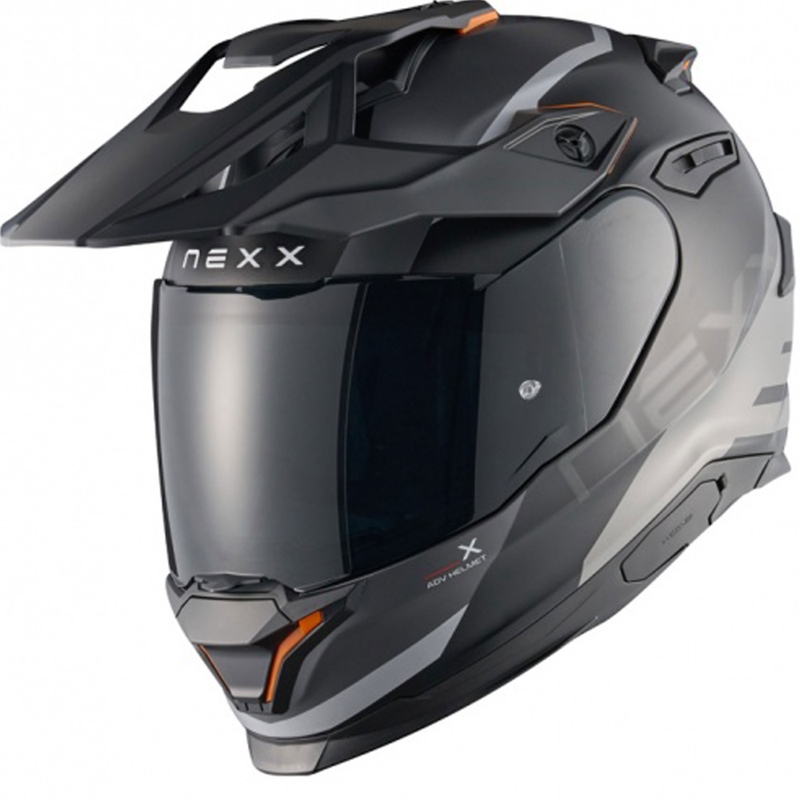 Enduro moto ķivere NEXX Y.TRAVL Quest matēta, melna, pelēka izpārdošana