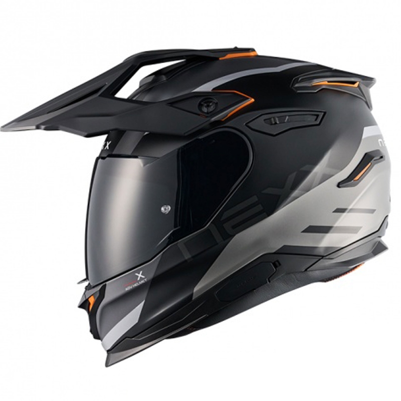 Enduro moto ķivere NEXX Y.TRAVL Quest matēta, melna, pelēka izpārdošana
