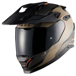 Enduro moto ķivere NEXX Y.TRAVL Quest matēta smilšu melna