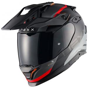 Enduro motocikla ķivere NEXX Y.TRAVL Quest matēta melna-arkana