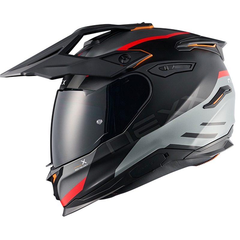 Enduro motocikla ķivere NEXX Y.TRAVL Quest matēta melna-arkana