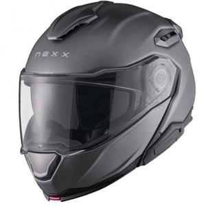 Nexx X.Lifetour Plain matēta titāna flip-up motociklu ķivere