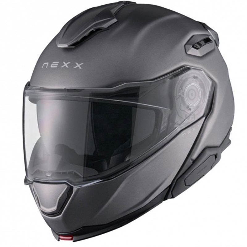 Nexx X.Lifetour Plain matēta titāna flip-up motociklu ķivere