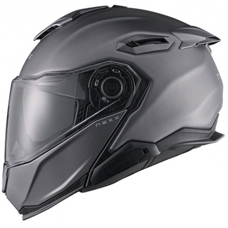 Nexx X.Lifetour Plain matēta titāna flip-up motociklu ķivere