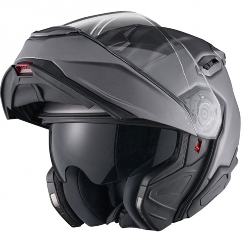 Nexx X.Lifetour Plain matēta titāna flip-up motociklu ķivere