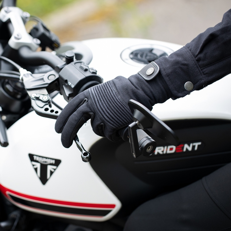 Sieviešu Oxford Kickback Motocikla cimdi Black