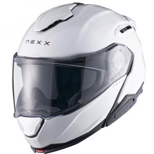 Nexx X.Lifetour Plain matēta balta flip-up motocikla ķivere